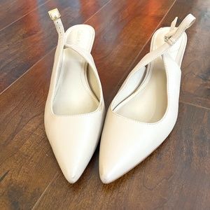 Calvin Klein Nasser Sling Back Kitten Heels (Size 8.5)